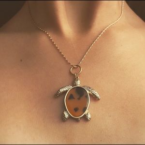Gold Turtle Necklace✨
